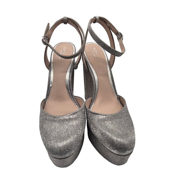 Antonio Melani Born on Fifth Size 7 Liv Metallic Glitter Platform Pumps 677 - Picture 2 of 11